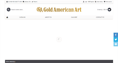 Desktop Screenshot of goldamericanart.com